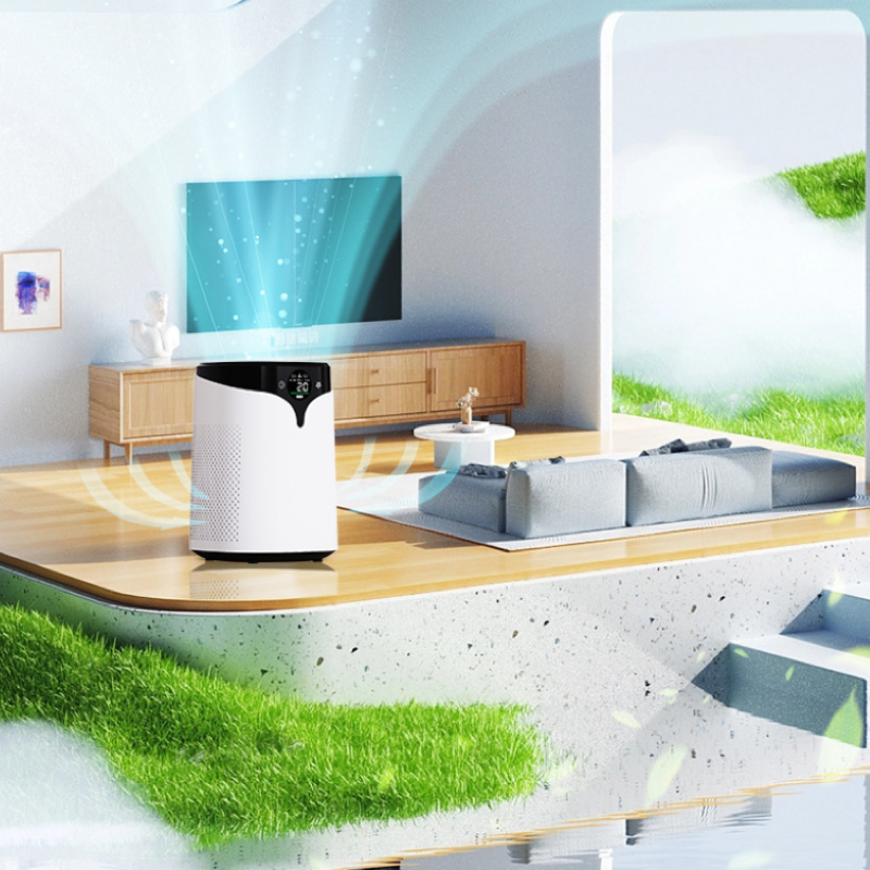 Negative ion air purifier, pet hair removal air purifier