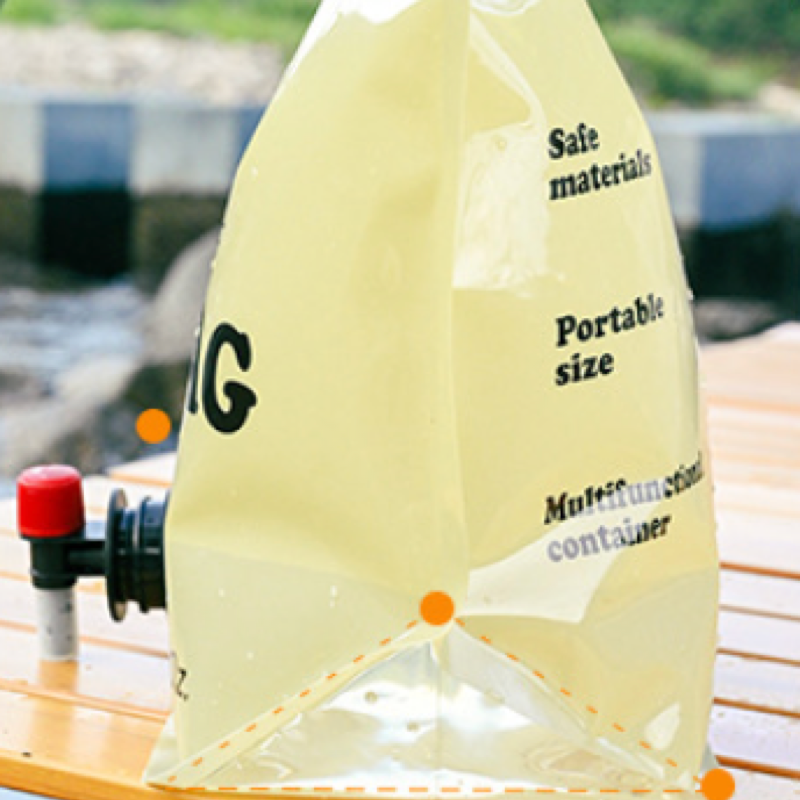 Outdoor Foldable Water Bag, Camping Portable Soft Water Container, Hiking Mountaineering Large Capacity Thickened Water Storage Bag