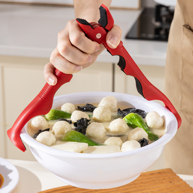 ABS multi-functional 3-in-1 anti-scalding clip, kitchen silicone clip