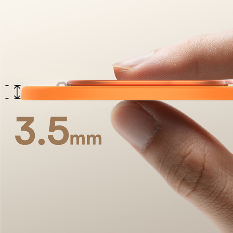 Magnetic double-folding rotating stand, adjustable ring buckle portable phone holder