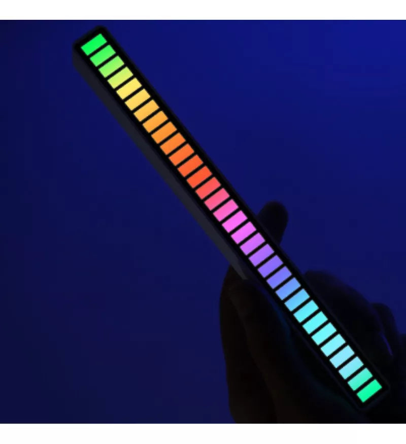 Synchronous rhythmic RGB light controlled by voice