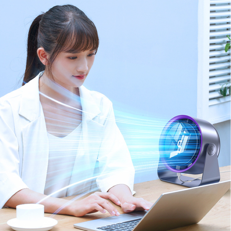 6-inch desktop mini fan, fast cooling, circulating fan