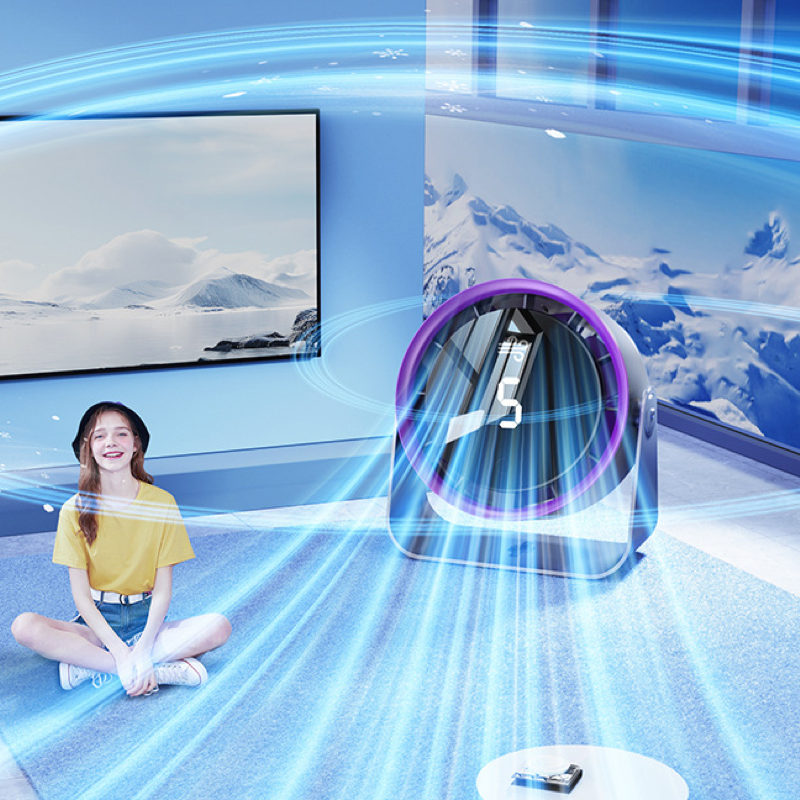 6-inch desktop mini fan, fast cooling, circulating fan