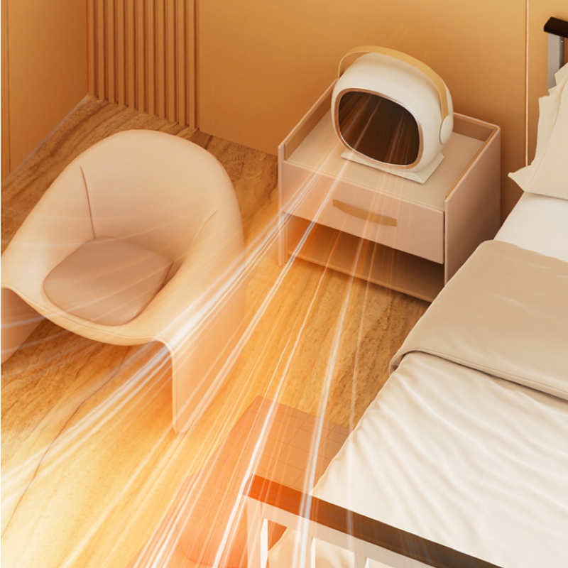 Small portable electric heater, desktop PTC fast-heating fan heater, home heater