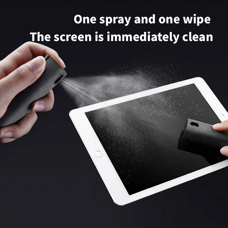 Screen cleaner, cleaning cloth, spray cleaner