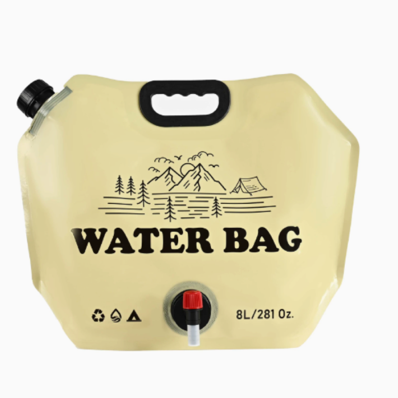 Outdoor Foldable Water Bag, Camping Portable Soft Water Container, Hiking Mountaineering Large Capacity Thickened Water Storage Bag